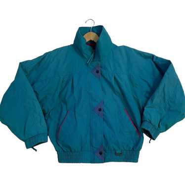 Vintage Sierra Experience Zip Up Bomber Jacket Te… - image 1