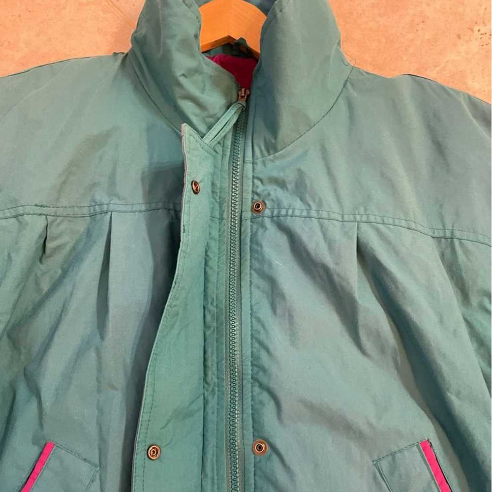 Vintage Sierra Experience Zip Up Bomber Jacket Te… - image 7