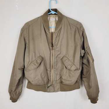 Moussy green MA-1 utility bomber jacket - image 1