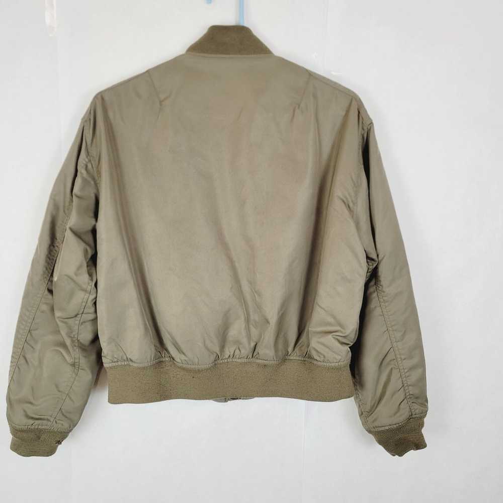 Moussy green MA-1 utility bomber jacket - image 2