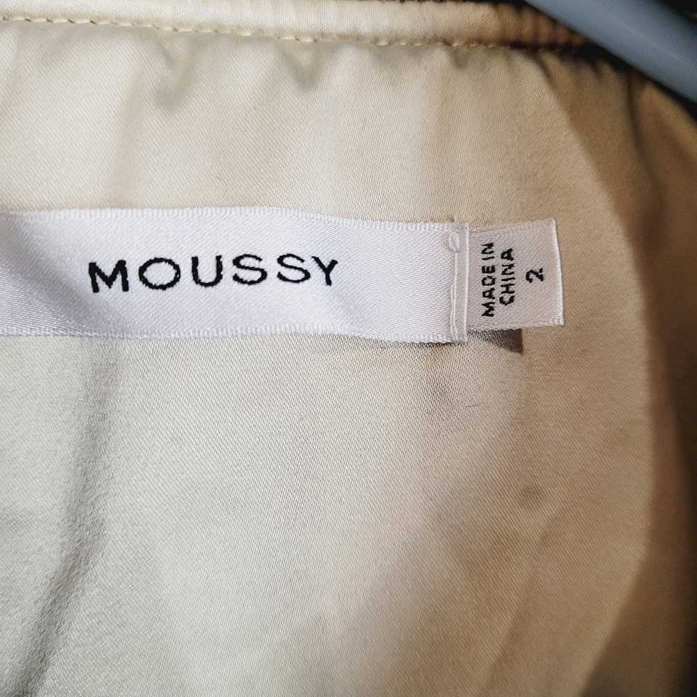 Moussy green MA-1 utility bomber jacket - image 3