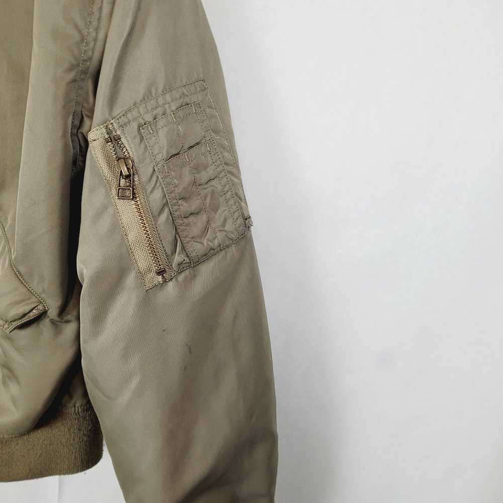 Moussy green MA-1 utility bomber jacket - image 5