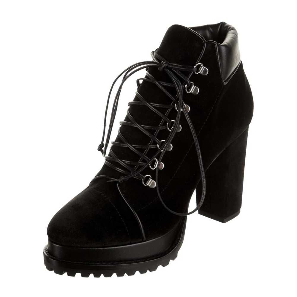 Alaïa Velvet boots - image 4