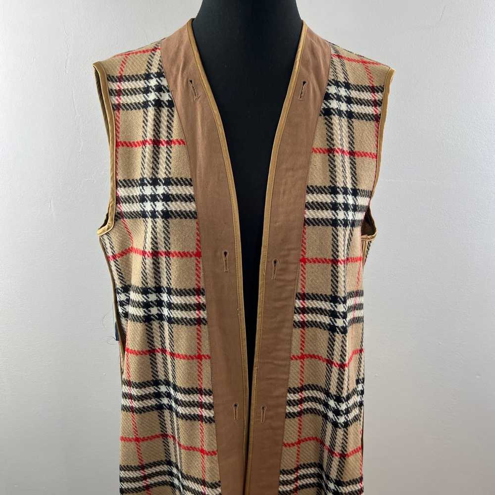 Burberrys' Beige Trench Coat Lining Wool Nova Che… - image 2