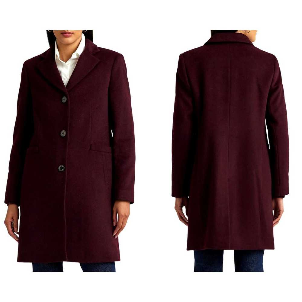 Ralph Lauren Woman's 8 Reefer Long WOOL Coat Mid … - image 1