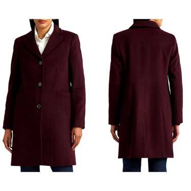 Ralph Lauren Woman's 8 Reefer Long WOOL Coat Mid … - image 1