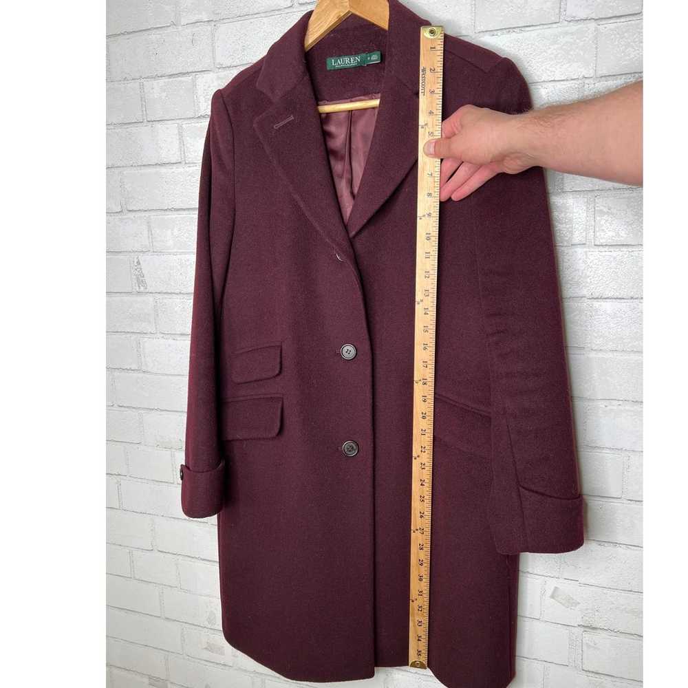 Ralph Lauren Woman's 8 Reefer Long WOOL Coat Mid … - image 7