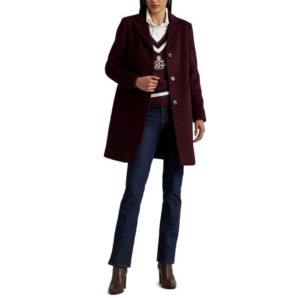 Ralph Lauren Woman's 8 Reefer Long WOOL Coat Mid … - image 9