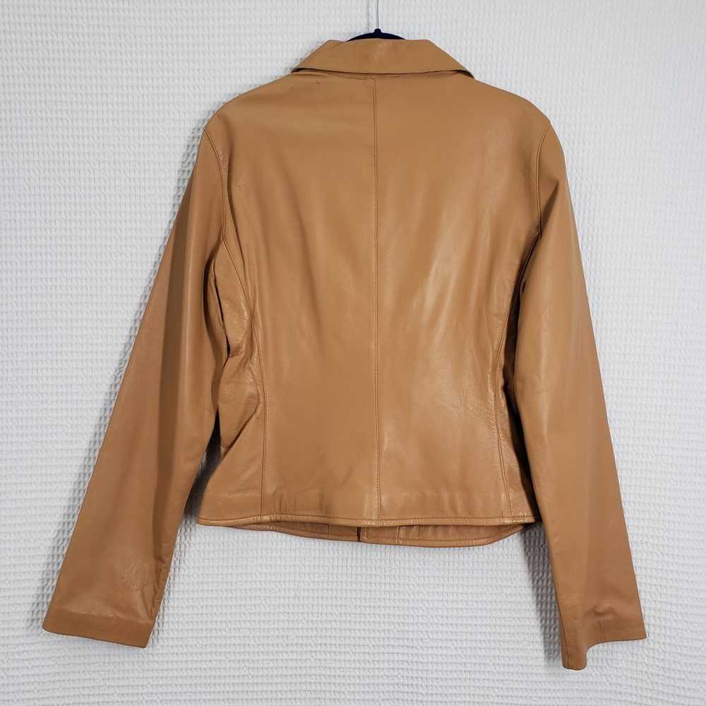 Vintage Dimagio Italy Leather Jacket Womens 4 Bro… - image 2