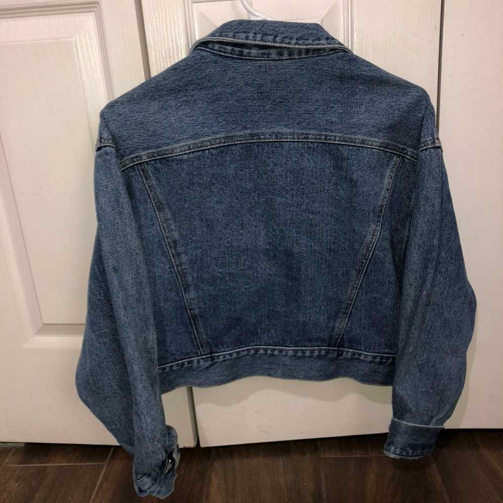 " GUESS"VINTAGE DENIM CROPPED JACKET - image 5