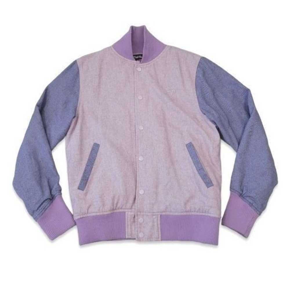 Pink+Dolphin Retro Lettermans Varsity Bomber Jack… - image 3