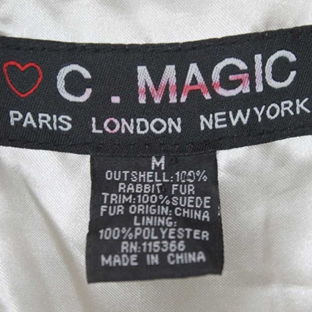 C. Magic Paris London New York Rabbit Fur Coat - image 3