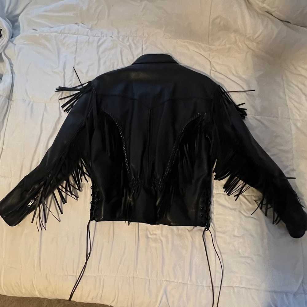 Vintage Wilson’s Leather Fringe Jacket - image 5