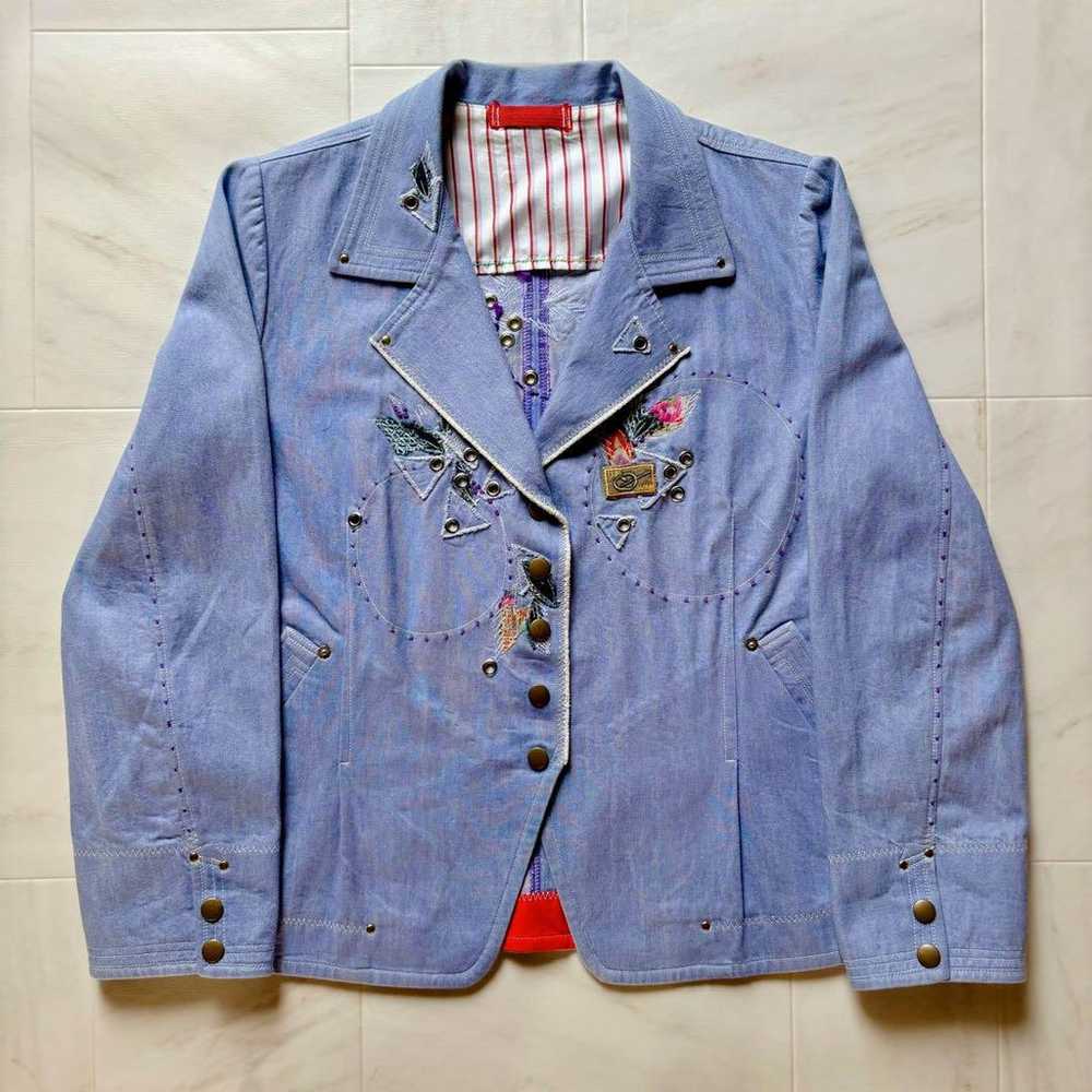 【Unique】Maruten Bo Handmade Denim Jacket Embroide… - image 2