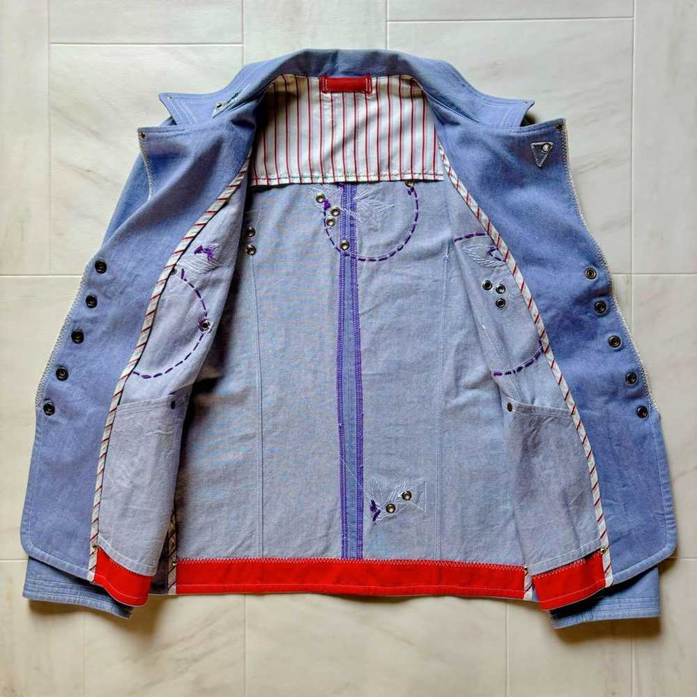 【Unique】Maruten Bo Handmade Denim Jacket Embroide… - image 5