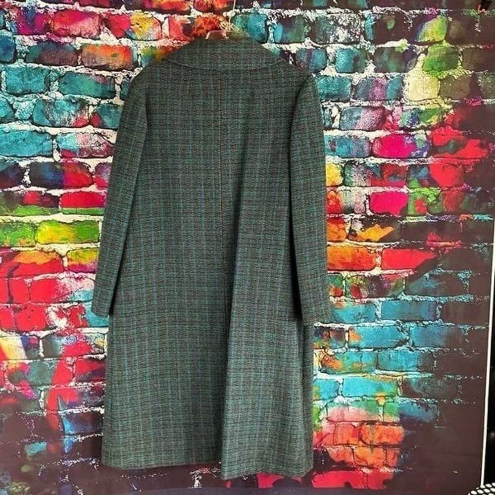 Vintage Harris Tweed Blue Hand Woven 100% VIRGIN … - image 3