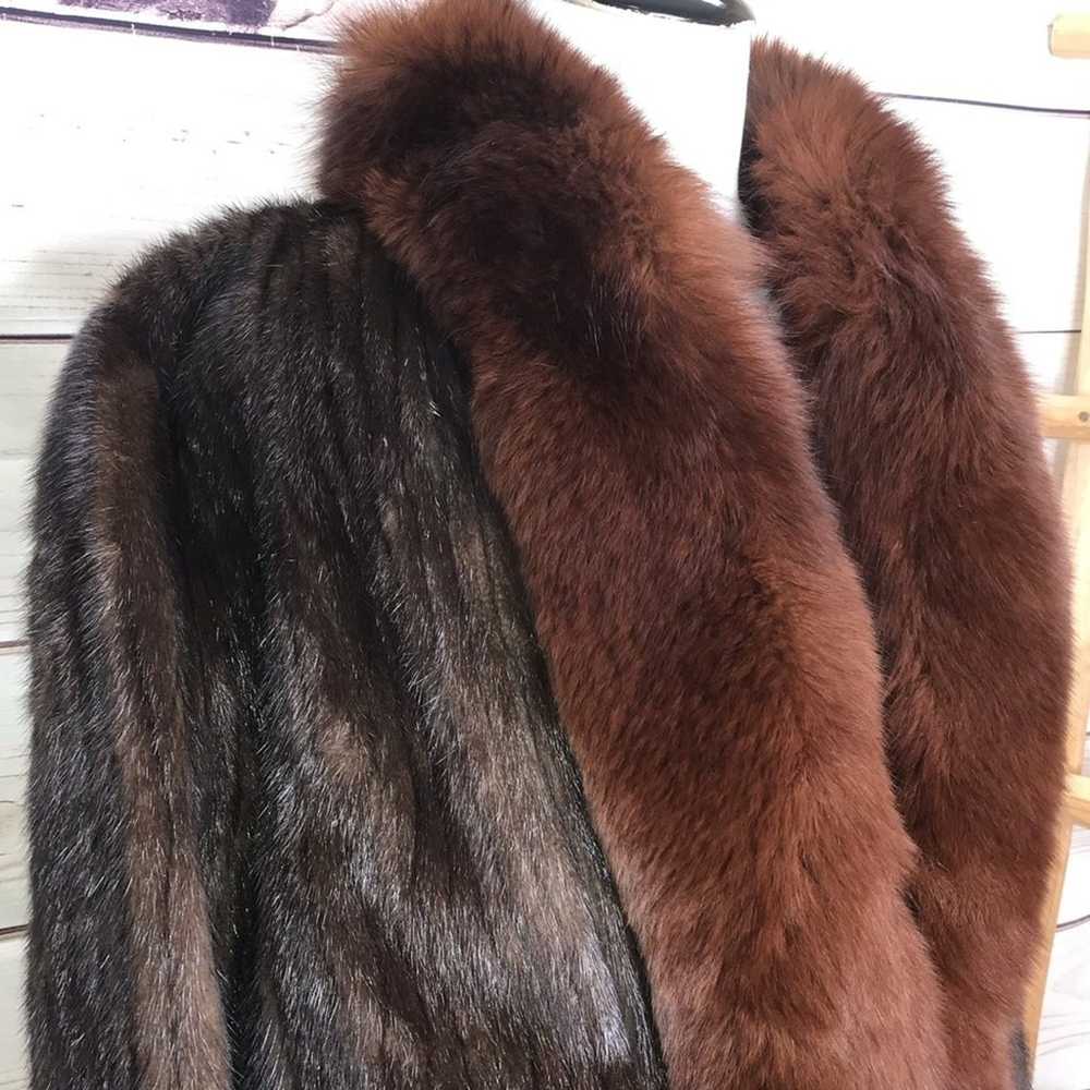 Wellesley NY Vintage Mink Fur Coat - image 2