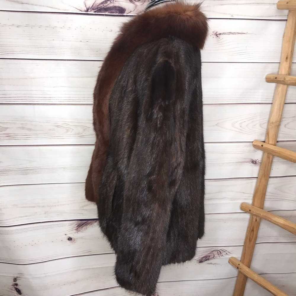 Wellesley NY Vintage Mink Fur Coat - image 4