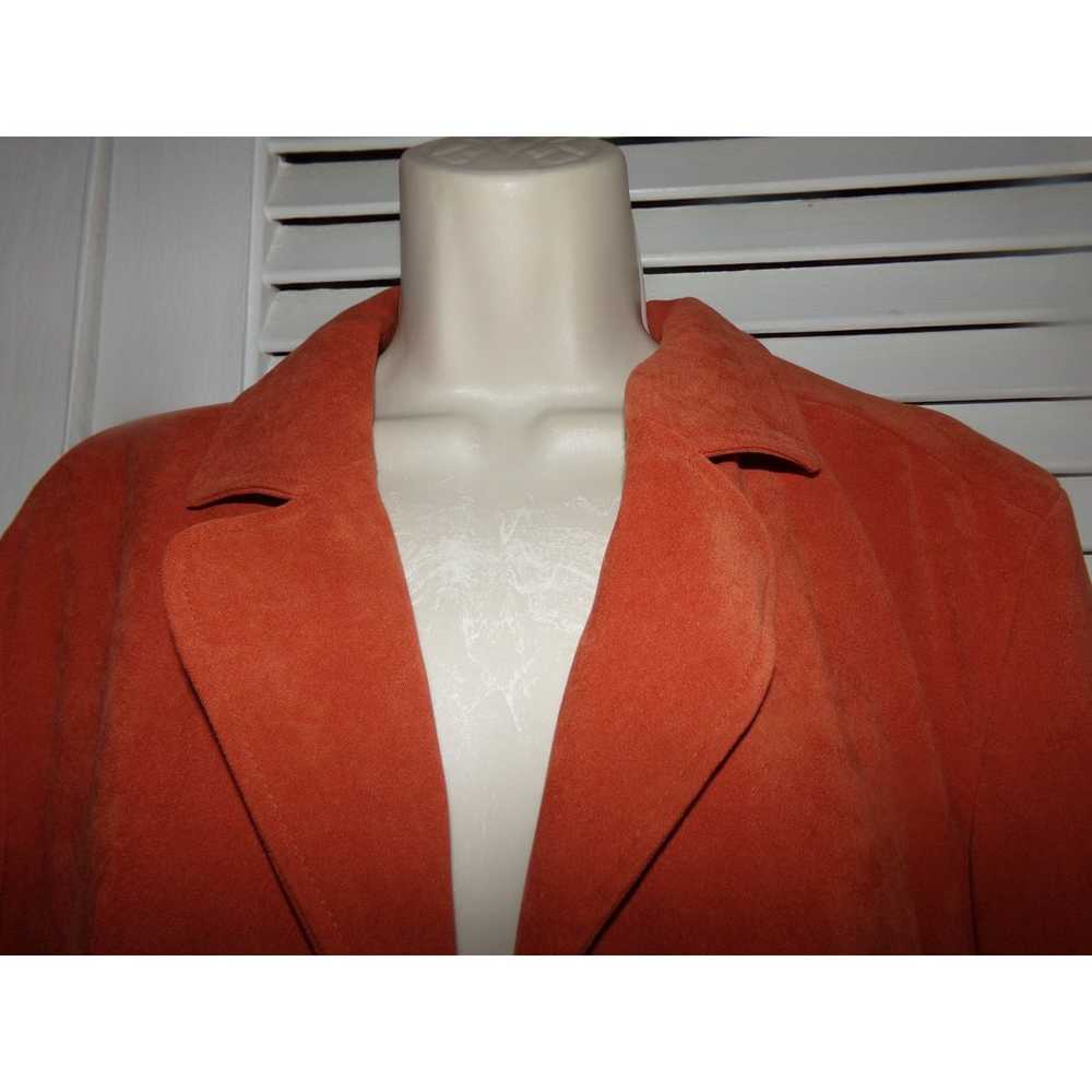 Vintage Requirements faux suede jacket size L pol… - image 4