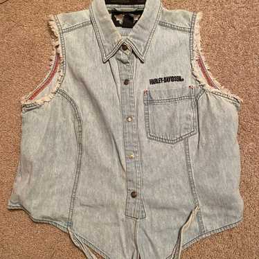 Harley Davidson Vintage Vest - image 1