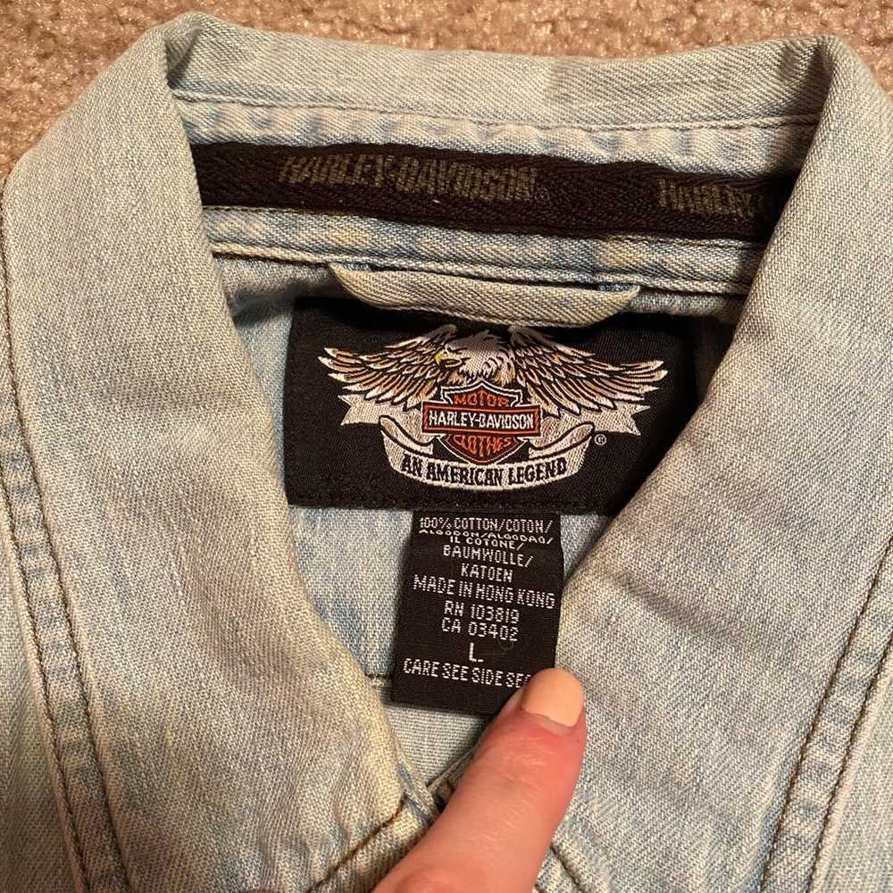 Harley Davidson Vintage Vest - image 2