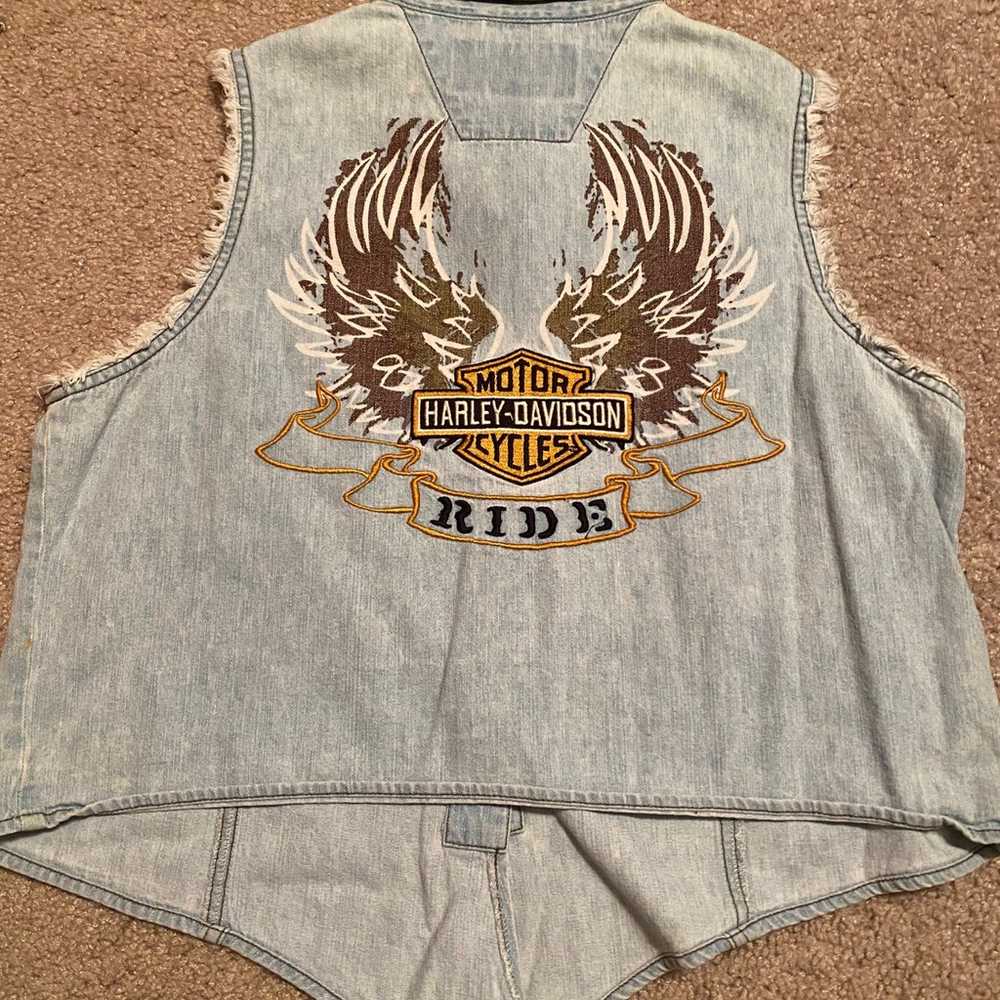 Harley Davidson Vintage Vest - image 3