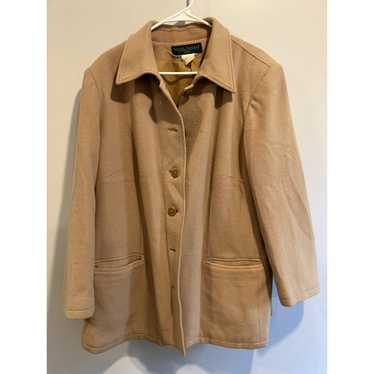 Vintage Harve Benard Classic Camel Women's Peacoa… - image 1