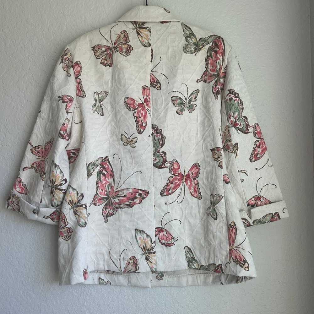 Vintage 90's Alfred Dunner Butterfly jacket - image 2