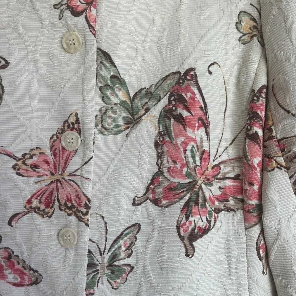 Vintage 90's Alfred Dunner Butterfly jacket - image 3