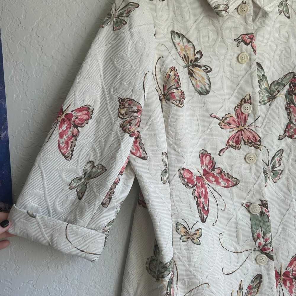 Vintage 90's Alfred Dunner Butterfly jacket - image 4