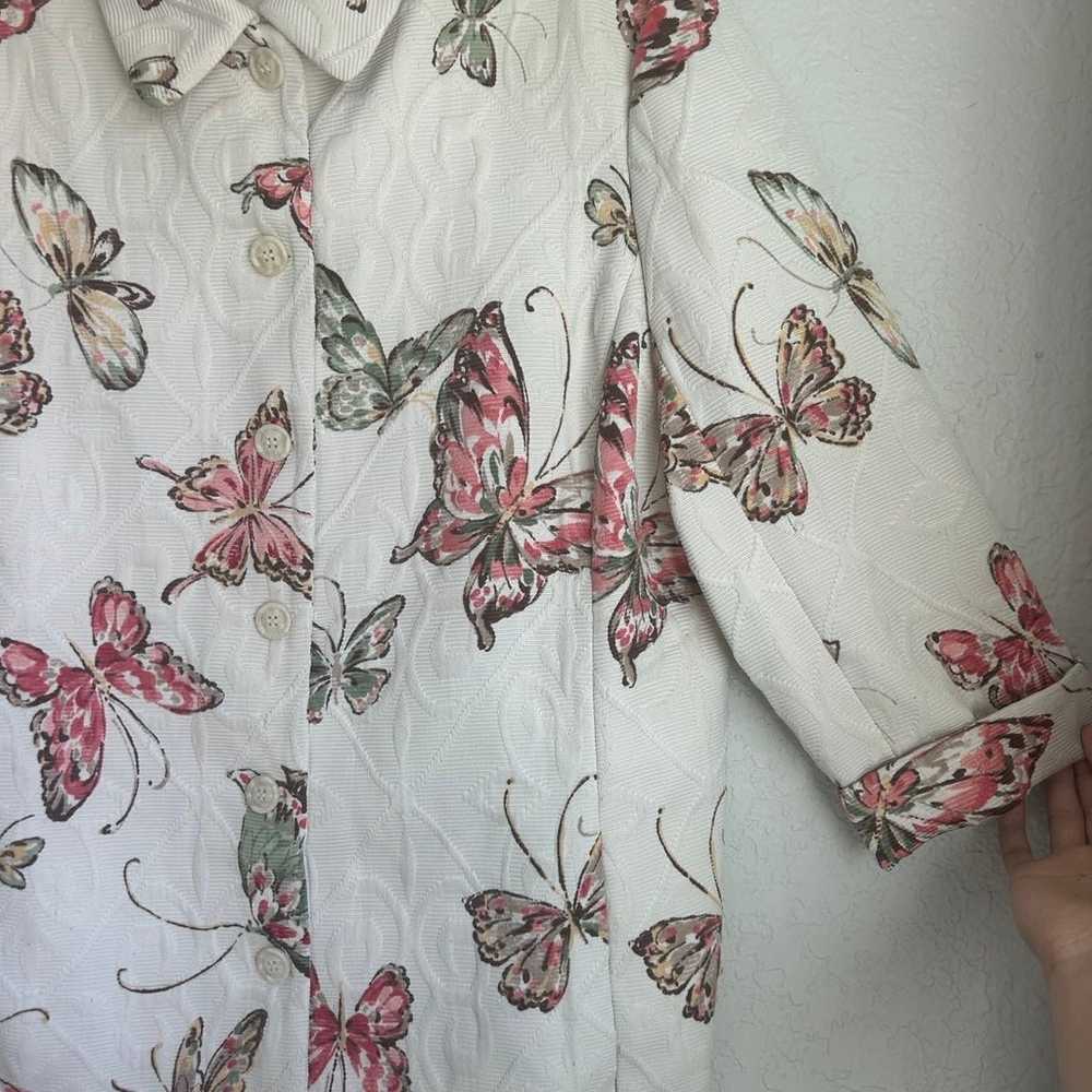 Vintage 90's Alfred Dunner Butterfly jacket - image 5