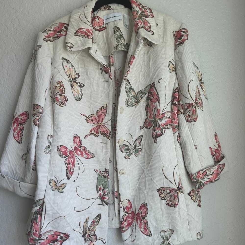 Vintage 90's Alfred Dunner Butterfly jacket - image 7