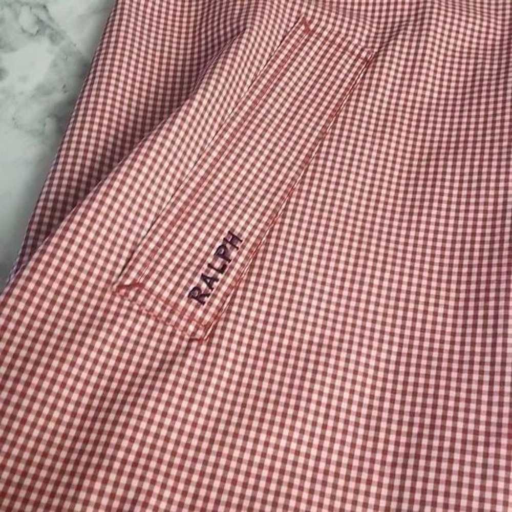 Ralph Lauren Long Red and White Checkered Print J… - image 7