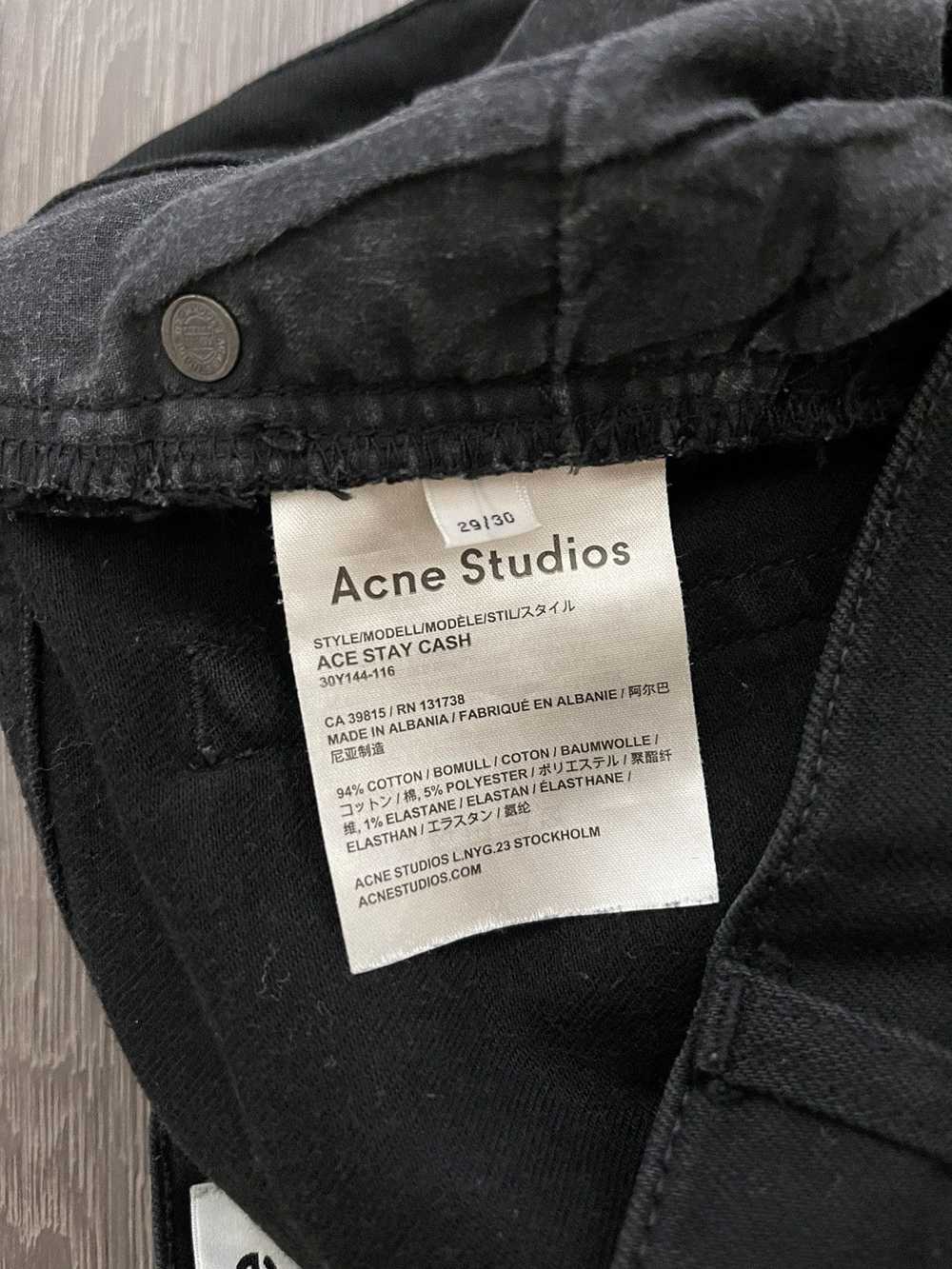 Acne Studios Acne Studios Ace Stay Cash Black Jea… - image 6