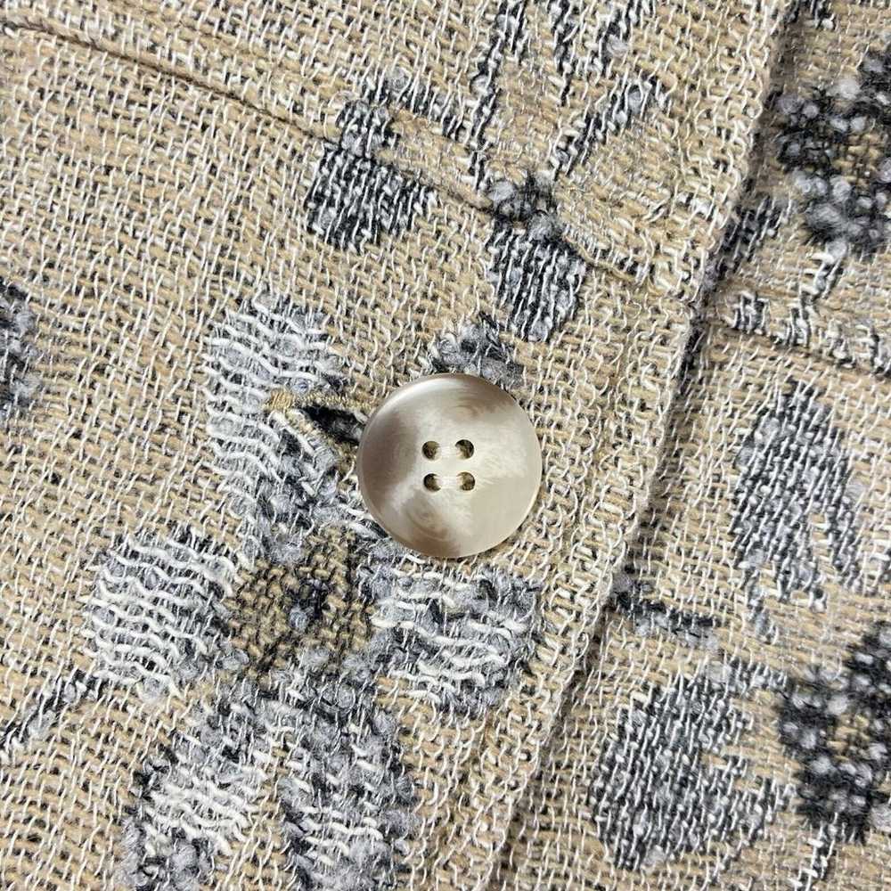 Coldwater Creek Wool Blend Cardigan Floral Button… - image 6