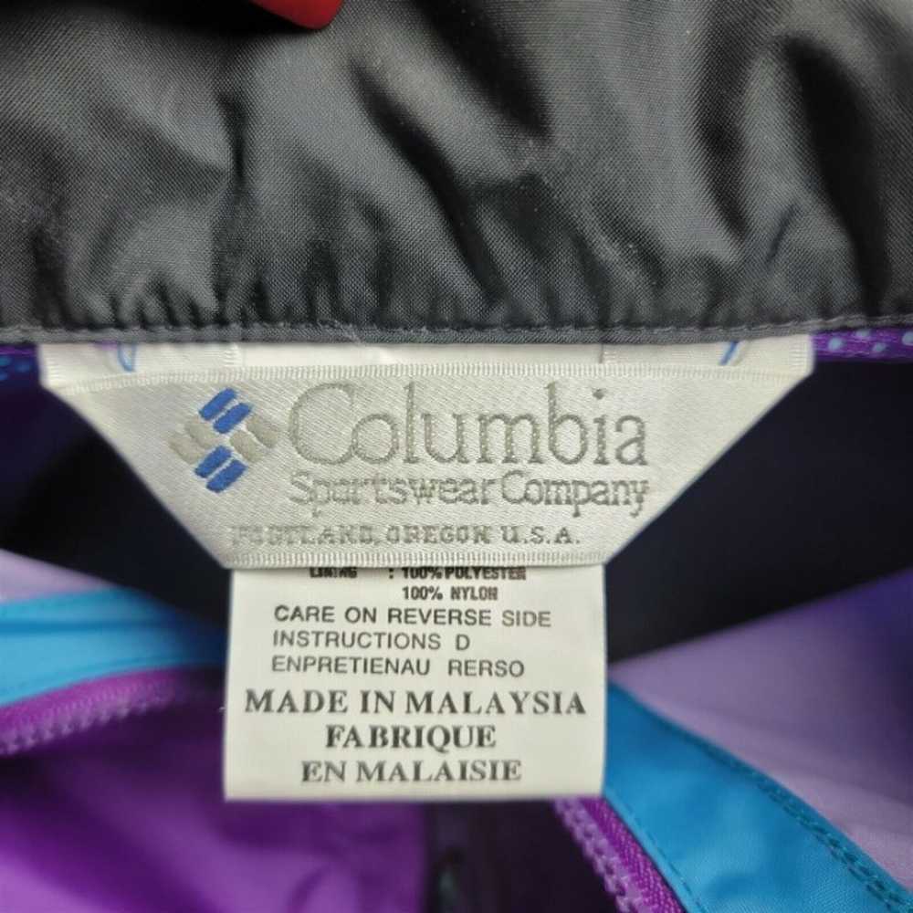 Vintage Columbia Sportswear Colorblock Windbreake… - image 11