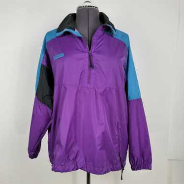 Vintage Columbia Sportswear Colorblock Windbreake… - image 1