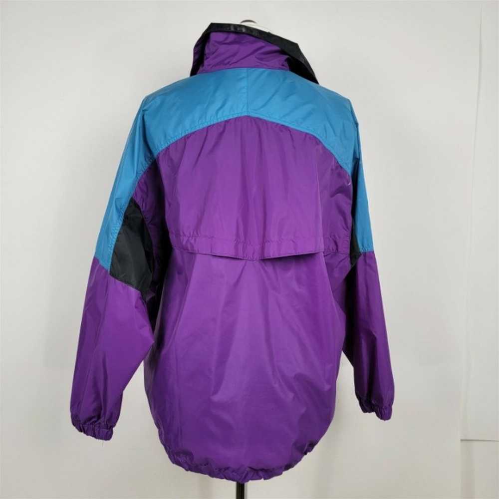 Vintage Columbia Sportswear Colorblock Windbreake… - image 8