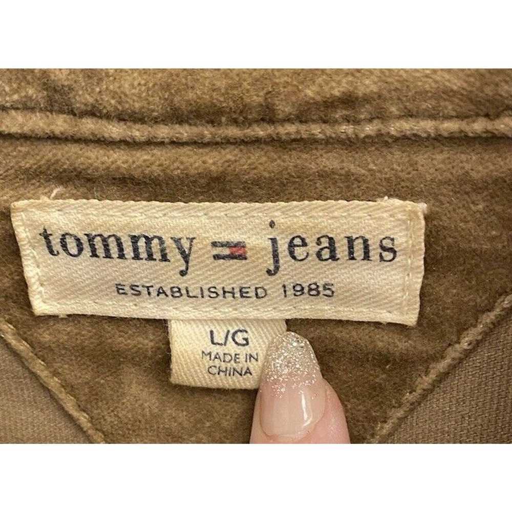 Rare!! Vintage Tommy Hilfiger Brown Velvet Jacket… - image 5