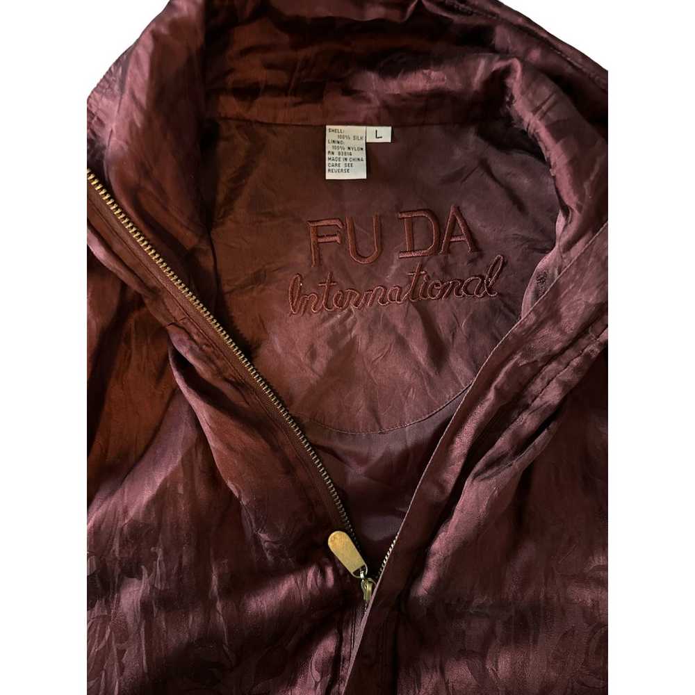 FUDA international SILK jacket Vintage size LARGE - image 2