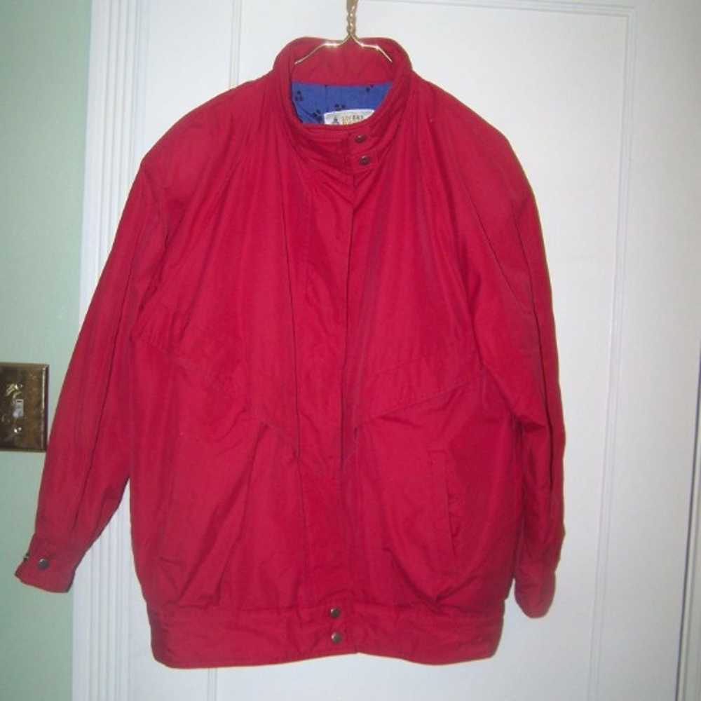 London Fog Women's Coat Jacket 12 Red - image 1