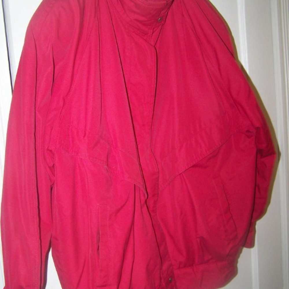 London Fog Women's Coat Jacket 12 Red - image 3