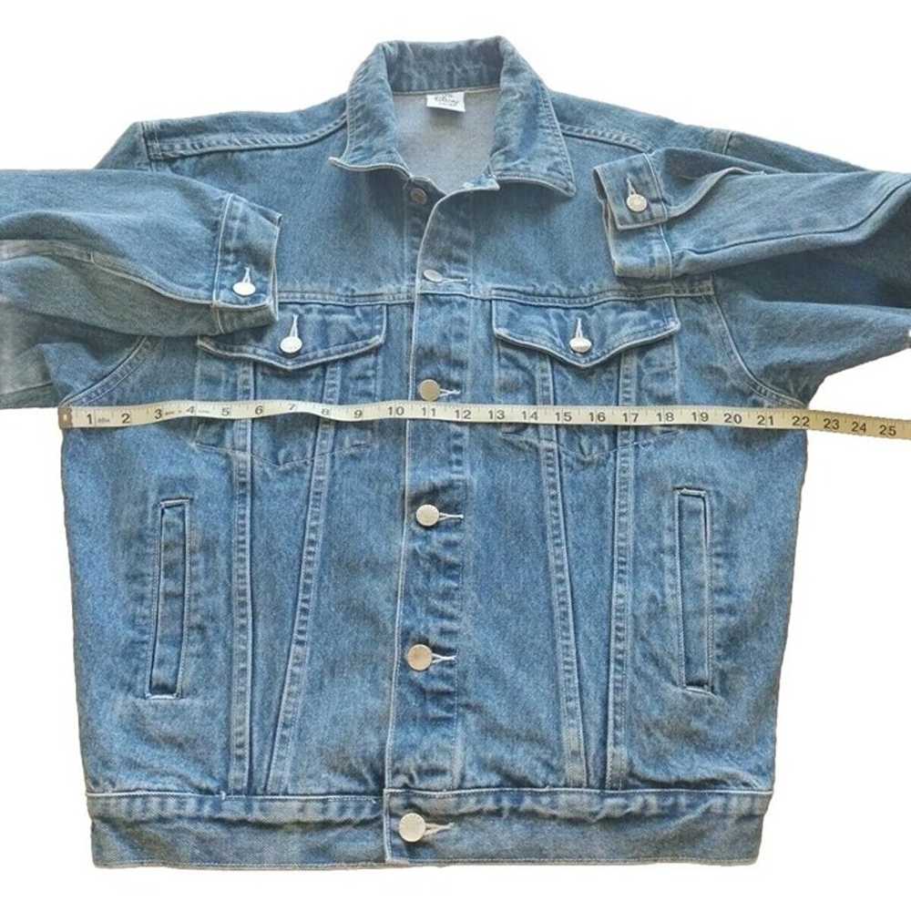 The Disney Store Jacket Denim Womens Large Embroi… - image 3