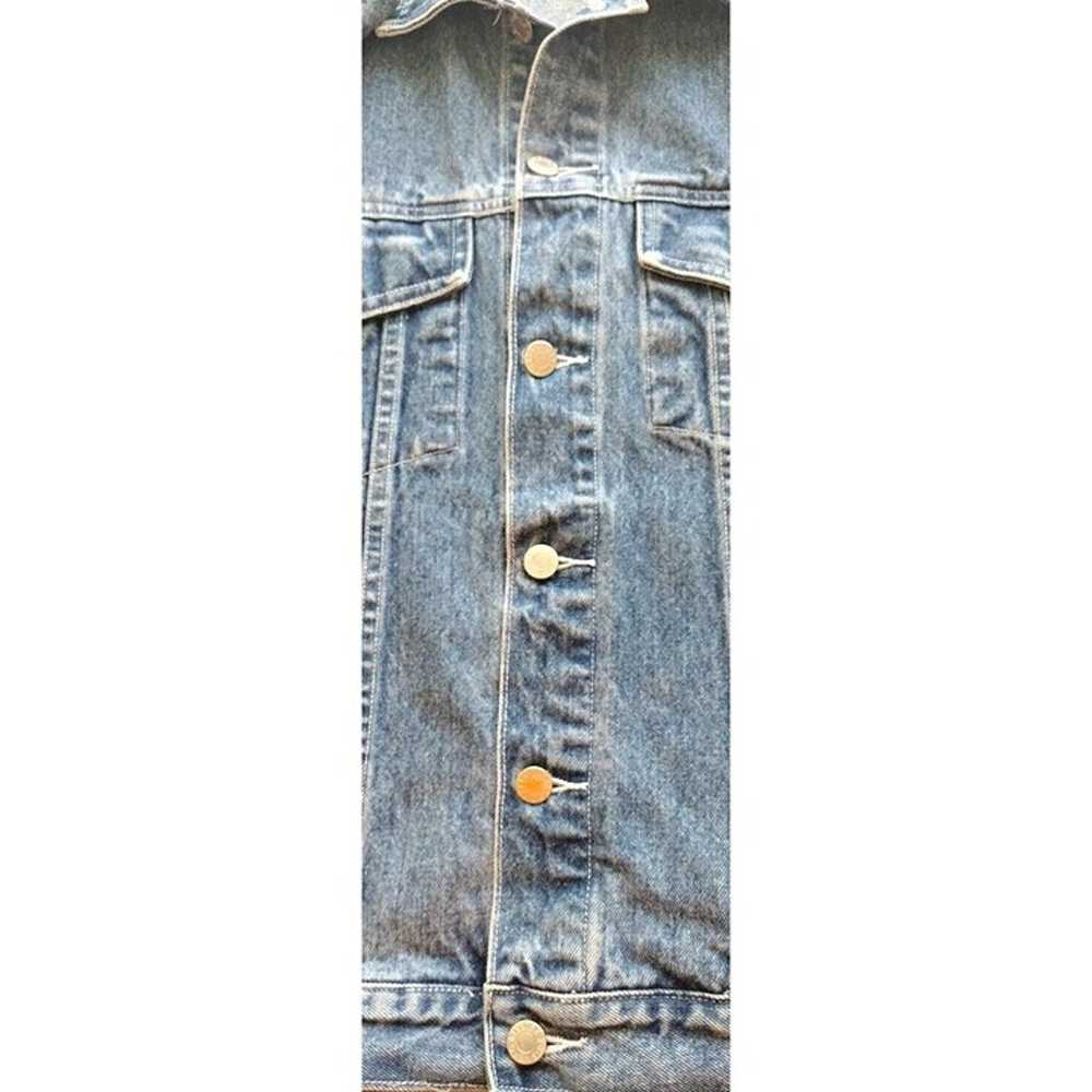 The Disney Store Jacket Denim Womens Large Embroi… - image 9