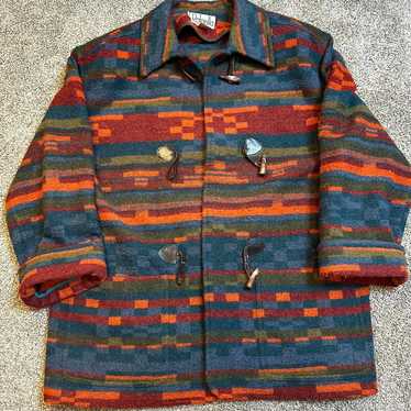 Vintage Multicolor Wool Blend Jacket