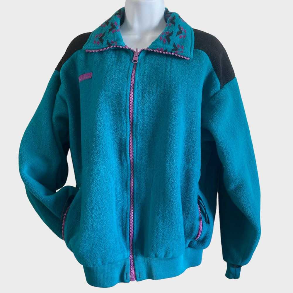 Vintage Women's 90s Columbia Fleece Jacket - image 1