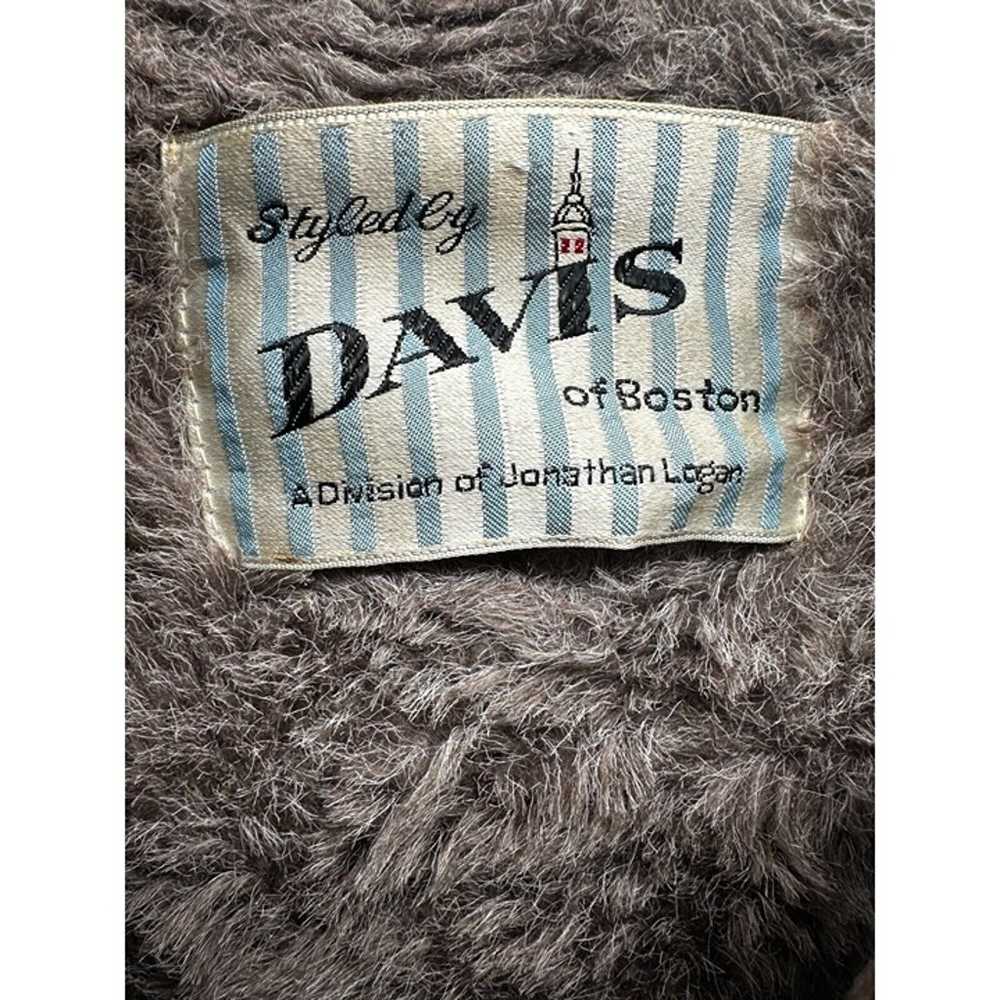 Vintage Davis Sherpa Parka Coat Hooded Women's Si… - image 5