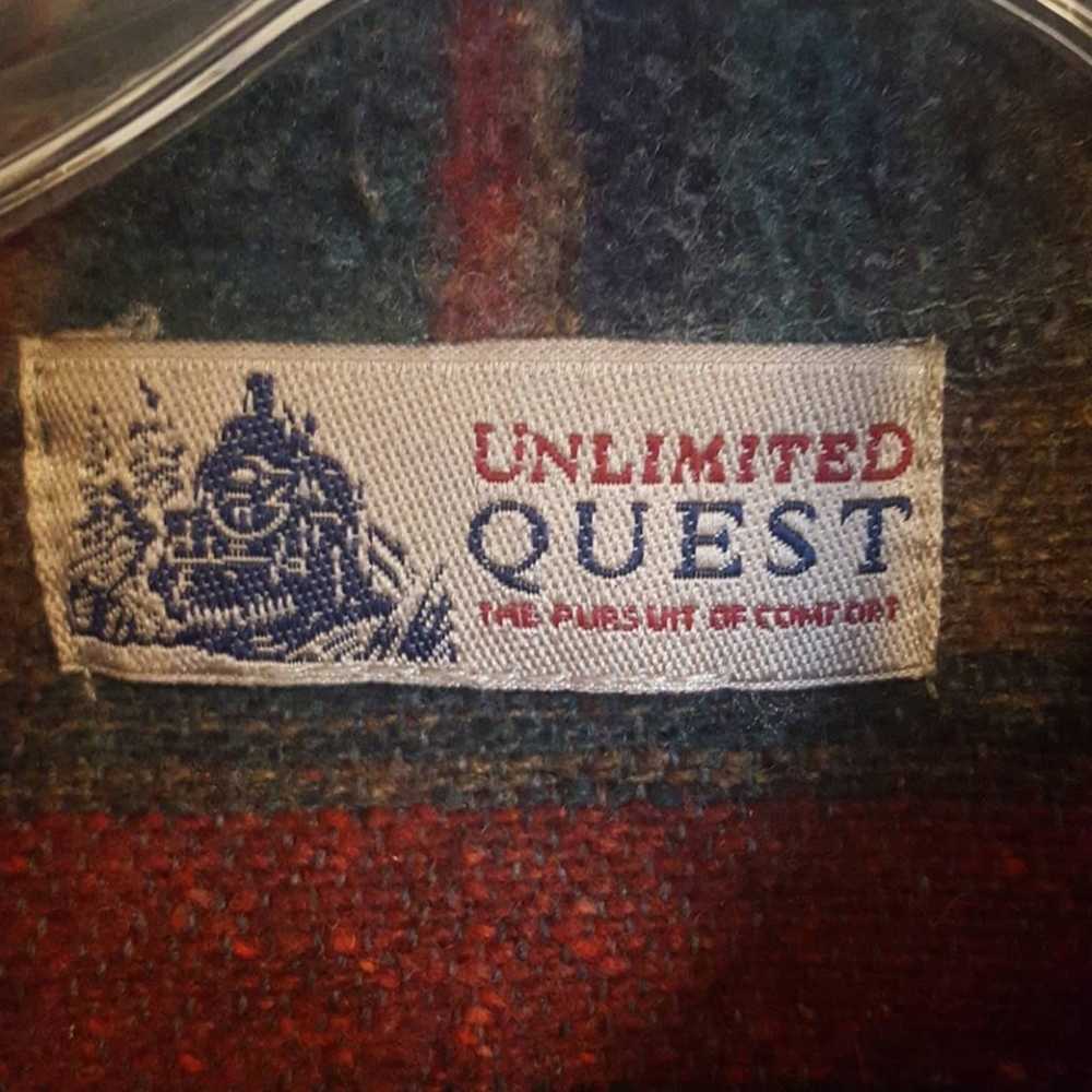 Vintage Ultimate Quest striped jacket - image 4