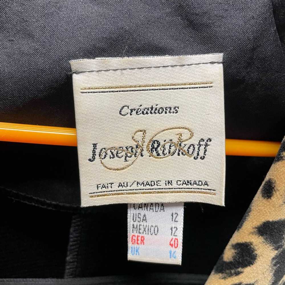 Vintage Joseph Ribkoff Cheetah Blazer Size 12 - image 3