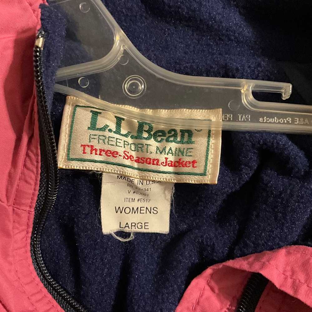 vintage L.L. Bean jacket 3 season women - image 3